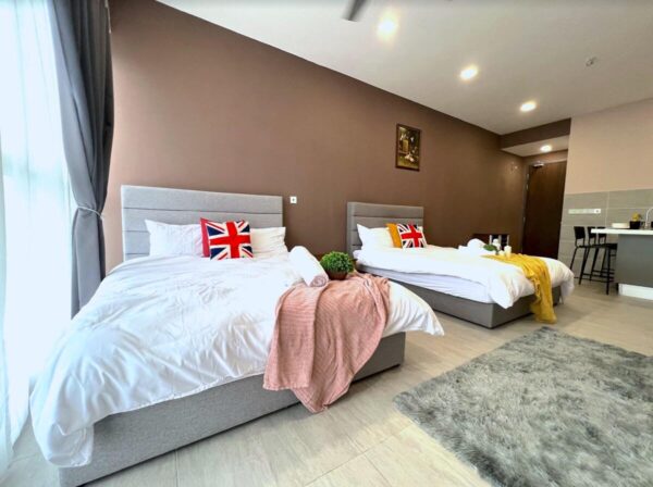 For 4 Pax # Bell Suites 2 BED SUITE @ Sepang KLIA